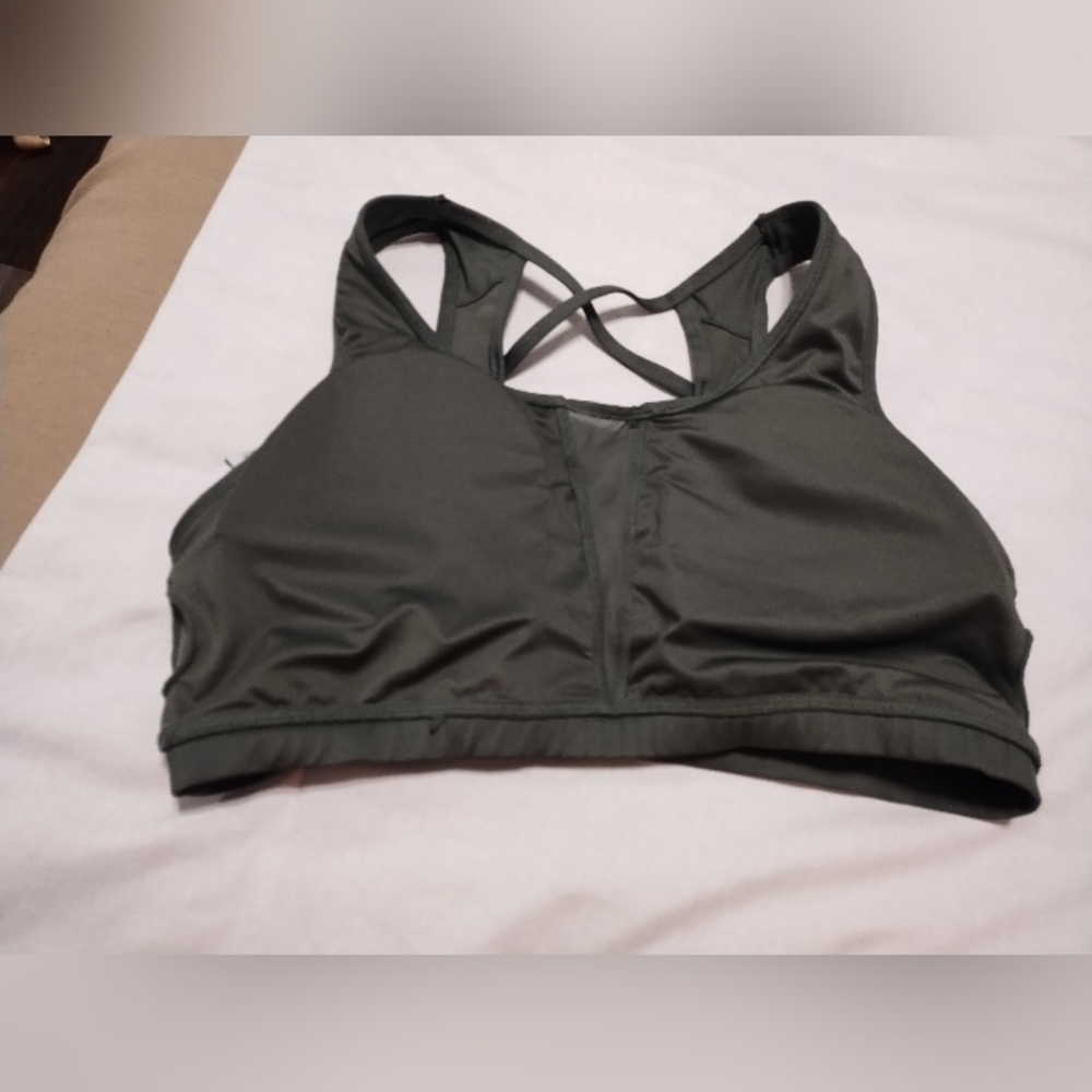 🟢3/$11 Women's Strappy Sports Bra - Green - Picture 5 of 7